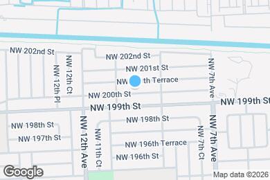 Map image of the property - 961 NW 200th St