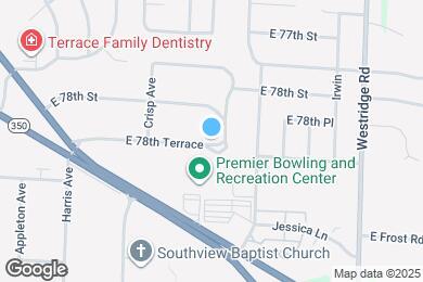 Map image of the property - 11412 E 78th Ter