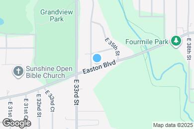 Map image of the property - 3408 Easton Blvd