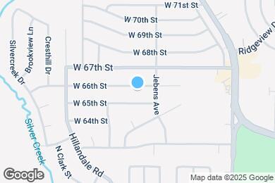 Map image of the property - 2827 W 66th St