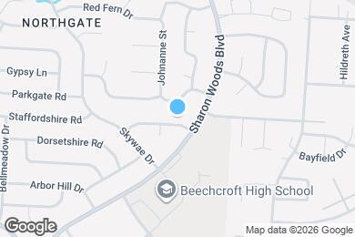 Map image of the property - 1950 Faymeadow Ave