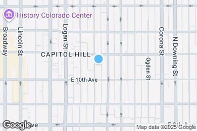 Map image of the property - 1050 N Pearl St