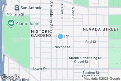 Map image of the property - 415 S Olive St