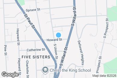 Map image of the property - 202 Howard St