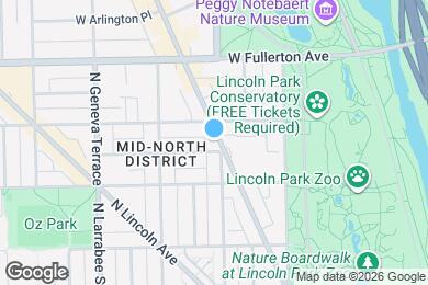 Map image of the property - 2246 N Clark St