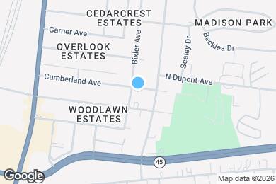 Map image of the property - 402 Cumberland Ave