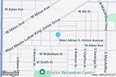 Map image of the property - 1401 West Adrian G. Hinton Avenue