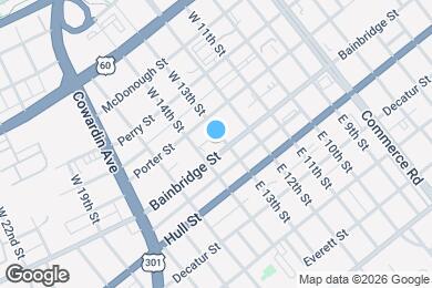 Map image of the property - 1307 Bainbridge St