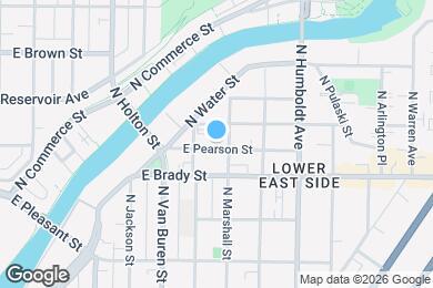 Map image of the property - 828 E Pearson St