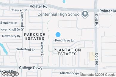 Map image of the property - 12002 Peachtree Ln