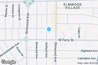 Map image of the property - 421 Ashland Ave