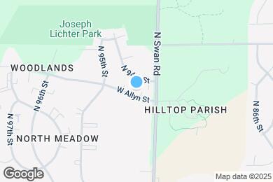 Map image of the property - 9210 W Allyn St