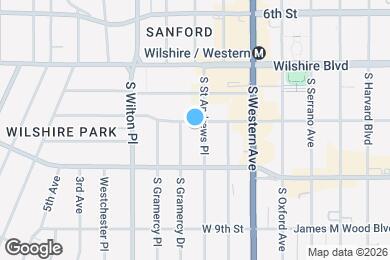 Map image of the property - 701 S St Andrews Pl