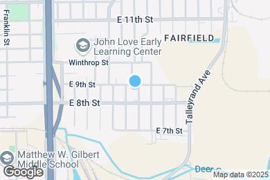Map image of the property - 1830 Brackland St