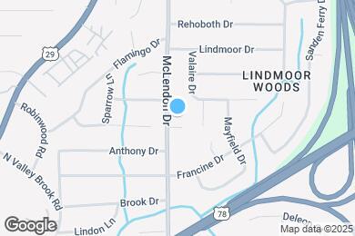 Map image of the property - 1249 McLendon Dr