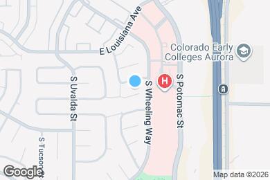 Map image of the property - 13323 E Carolina Pl