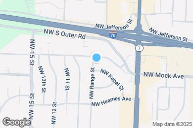 Map image of the property - 1004 NW Range St