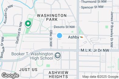 Map image of the property - 43 Booker St NW