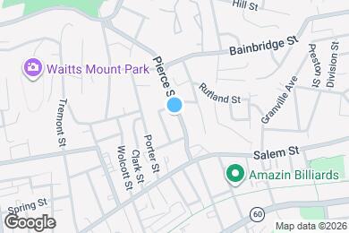Map image of the property - 50 Pierce St