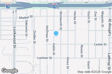 Map image of the property - 1023 Hahlo St