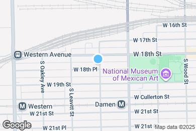 Map image of the property - 2100 W 18th Pl