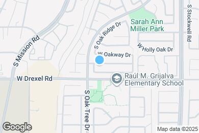 Map image of the property - 1851 W Mountain Oak Ln