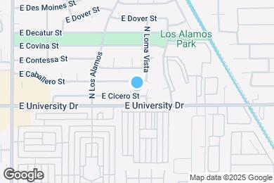 Map image of the property - 3136 E Cicero St