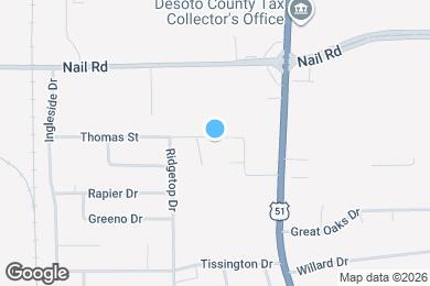 Map image of the property - 1651 Thomas St