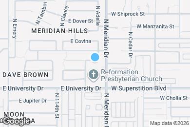 Map image of the property - 11547 E Camino St