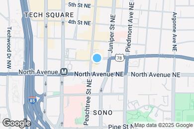 Map image of the property - 75 Ponce de Leon Ave NE