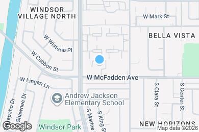 Map image of the property - Villa Del Sur Apartments