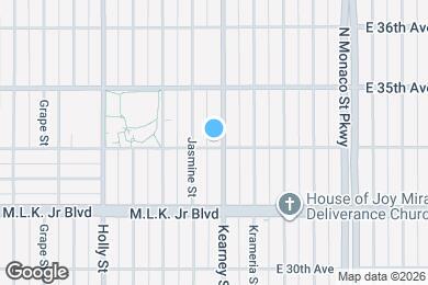 Map image of the property - 3301 Kearney St