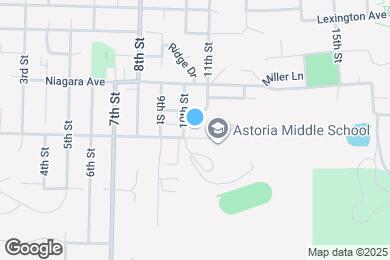 Map image of the property - 1070 Klaskanine Ave