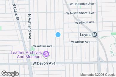 Map image of the property - 6527 N Newgard Ave