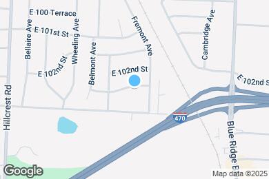 Map image of the property - 6311 E 102nd Terrace