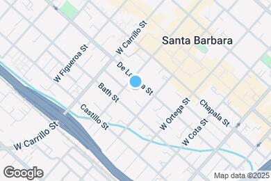 Map image of the property - 825 De la Vina St