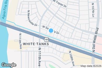 Map image of the property - 10941 W Santa Fe Dr