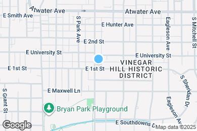 Map image of the property - 731 S Woodlawn Ave