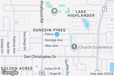 Map image of the property - 1519 Indiana St