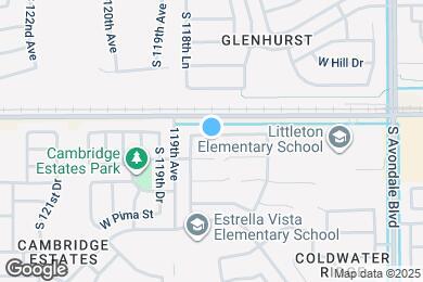 Map image of the property - 11809 W Belmont Dr
