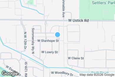 Map image of the property - 902 W Stanhope St
