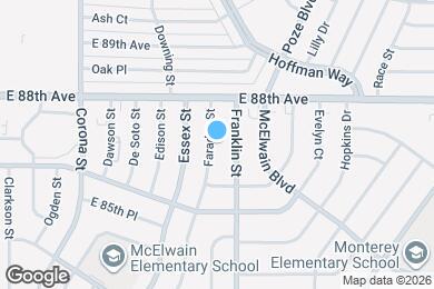 Map image of the property - 8710 Faraday St