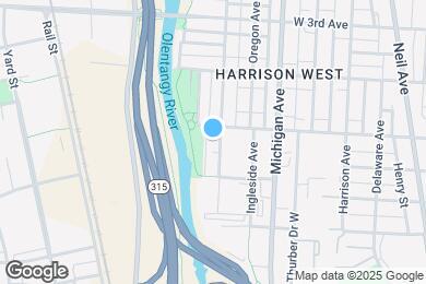 Map image of the property - Harrison Park Apartments