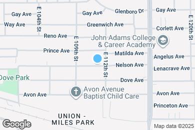 Map image of the property - 11101 Nelson Ave