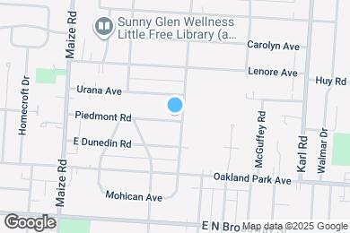 Map image of the property - 1120 Piedmont Rd