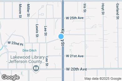 Map image of the property - 2233 Kipling St