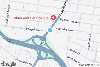 Map image of the property - 2600 Hillsboro Pike