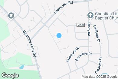 Map image of the property - 6610 Cedar Cliff Dr