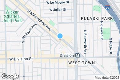 Map image of the property - 1300 N Milwaukee Ave