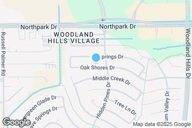 Map image of the property - 2051 Oak Shores Dr